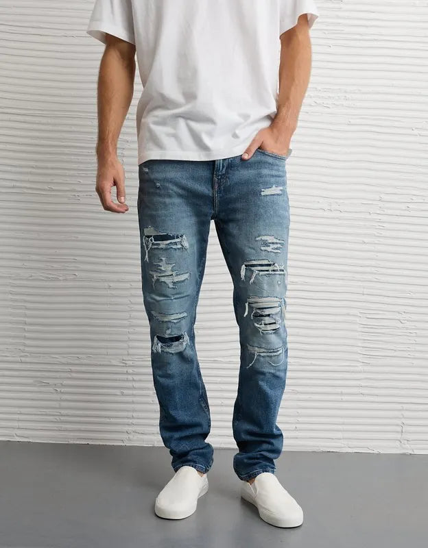 AE AirFlex+ TENCEL™ Fibers Patched Athletic Fit Jean