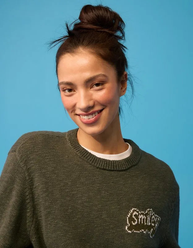 AE | Smiley® Graphic Sweater