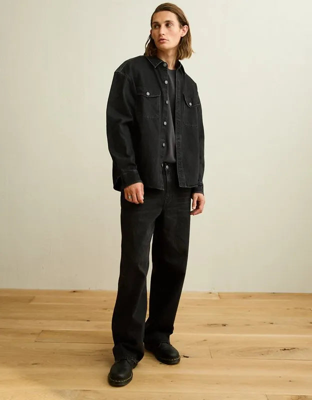AE x Lamine Yamal Denim Overshirt