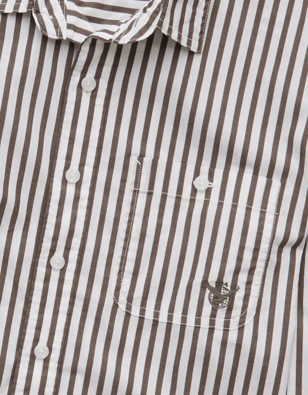 AE x Lamine Yamal Poplin Button-Up Shirt