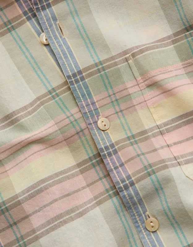 AE77 Madras Short-Sleeve Shirt