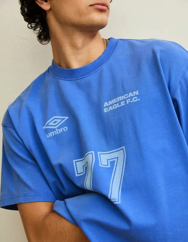 AE x Umbro Boxy Fit Graphic T-Shirt
