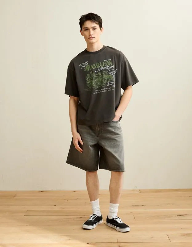 AE Boxy Fit Food Graphic T-Shirt