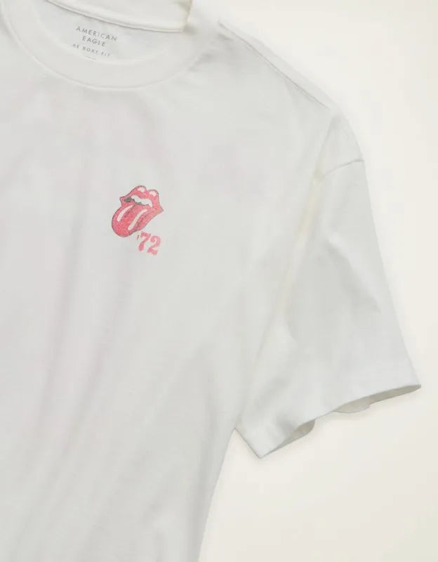 AE Boxy Fit The Rolling Stones Graphic T-Shirt