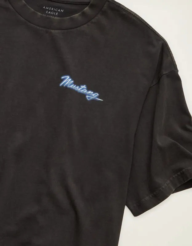 AE Boxy Fit Ford Mustang Graphic T-Shirt