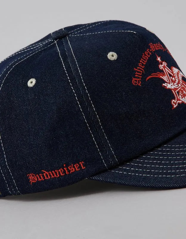 AE Anheuser Busch Denim Retro Hat
