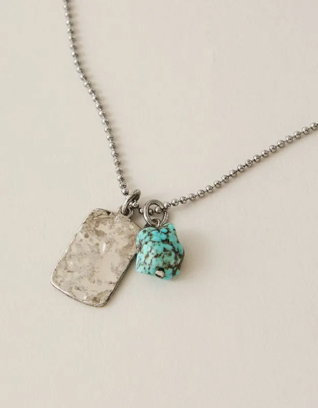AEO Faux Turquoise Surplus Necklace