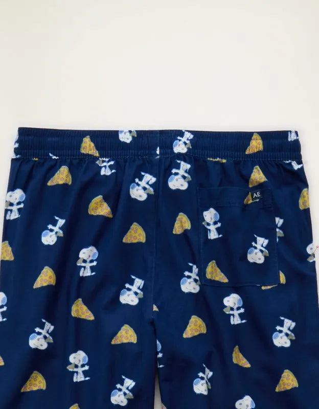 AEO Men's Snoopy Flannel PJ Pant