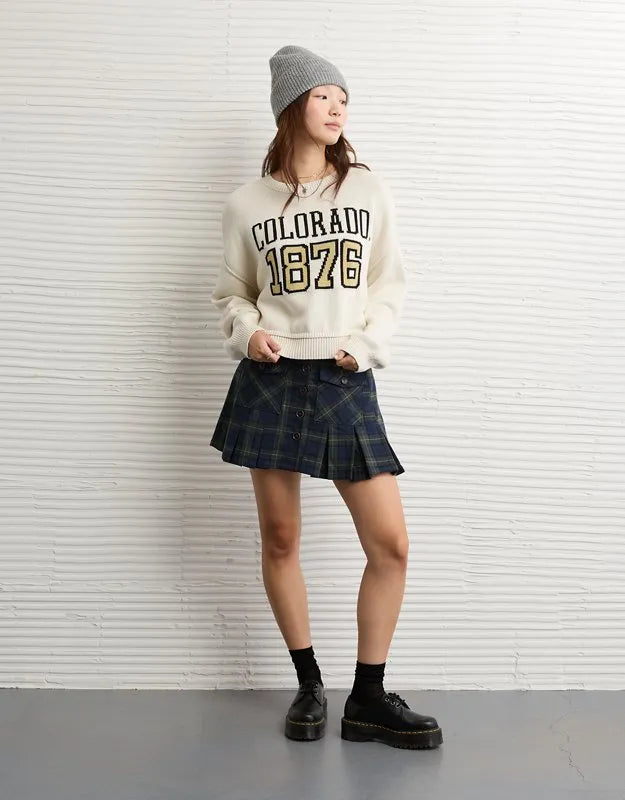 AE Colorado Buffaloes Cropped Sweater