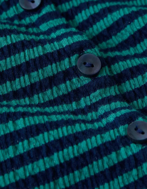 AE Button-Up Textured Knit Romper