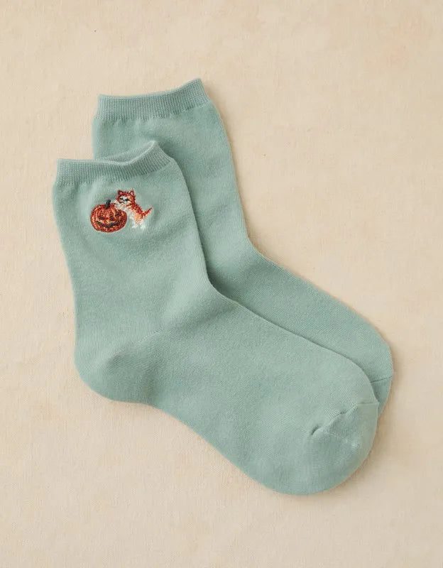 AE Halloween Cropped Crew Socks