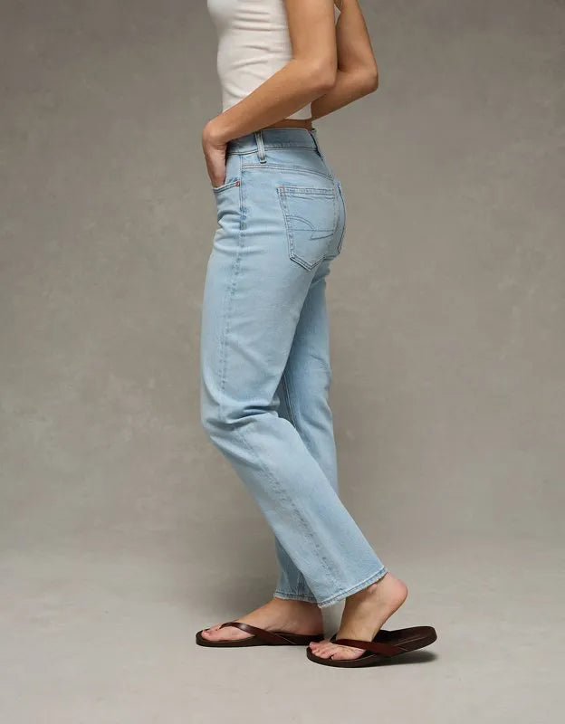 AE Super High-Waisted Straight Jean