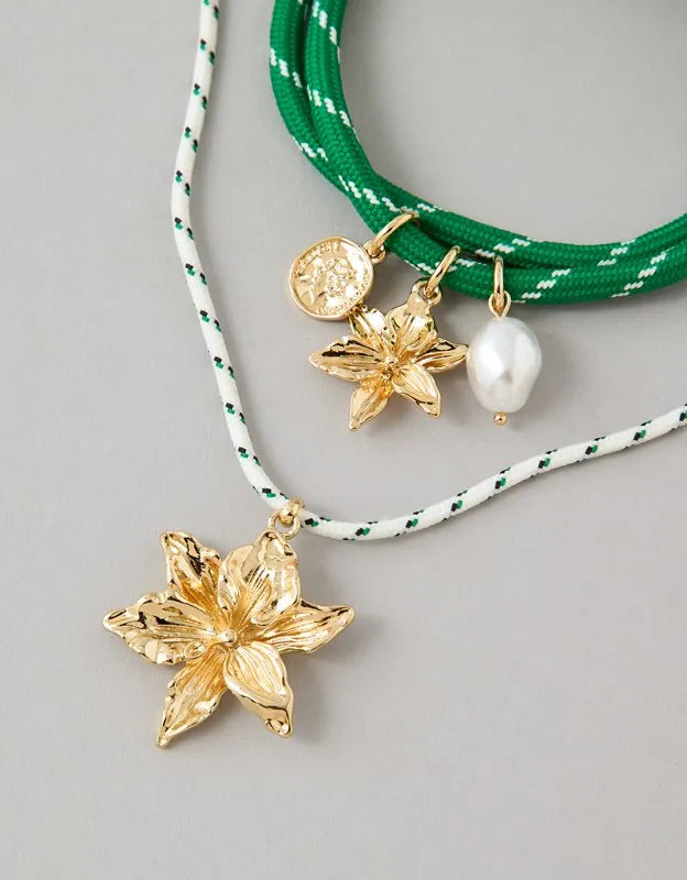 AE Corded Necklace & Bracelet Set