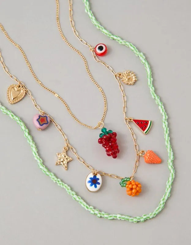 AE Fruit Necklaces 3-Pack