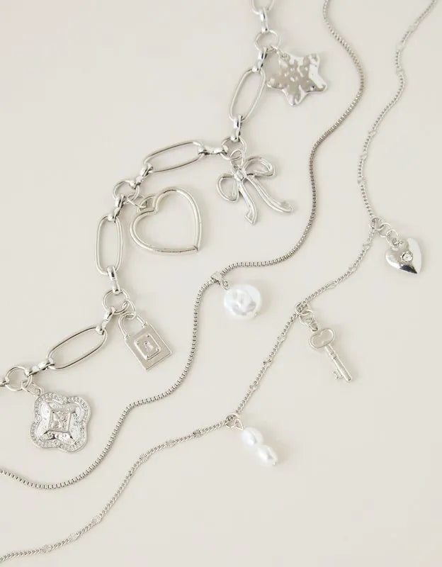 AEO Charm Necklace 3-Pack