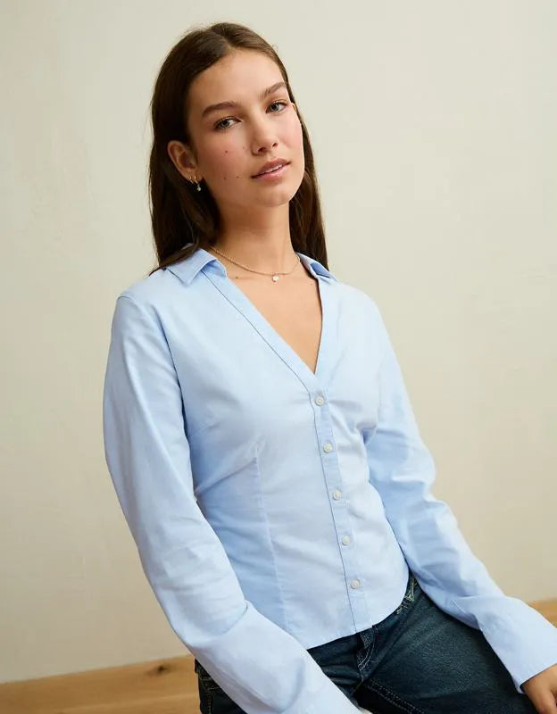 AE Oxford Button-Up Shirt