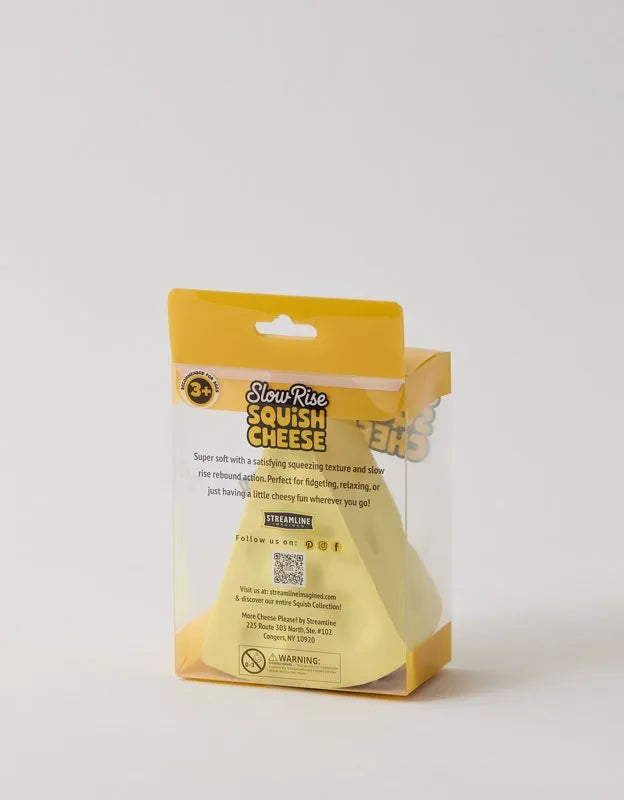 Streamline Cheese Squishy Toy