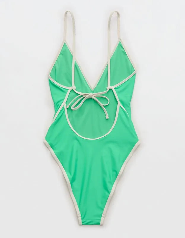 Aerie Super V One Piece Swimsuit