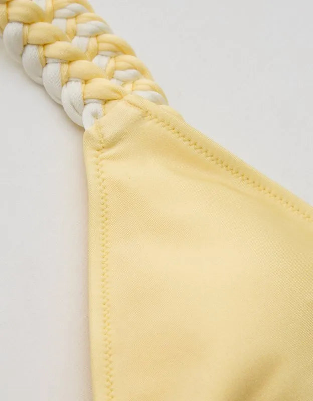Aerie Shine String Triangle Bikini Top