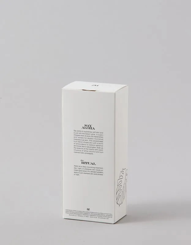 BajaZen Coco Glow Body Glow Oil