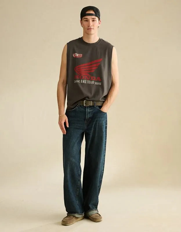 AE Boxy Honda Racing Graphic Tank Top
