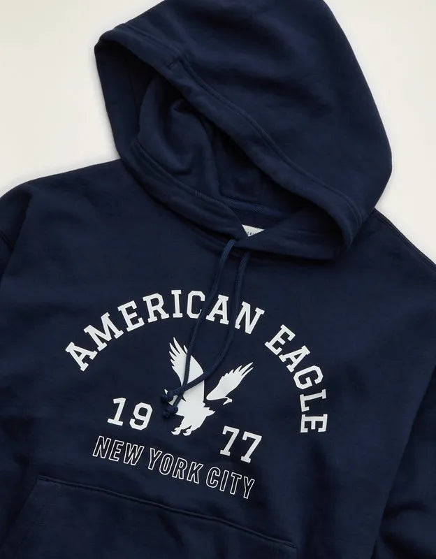 AE Lightweight Logo Fleece Hoodie