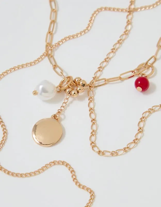 Aerie Everyday Layered Necklace Pack