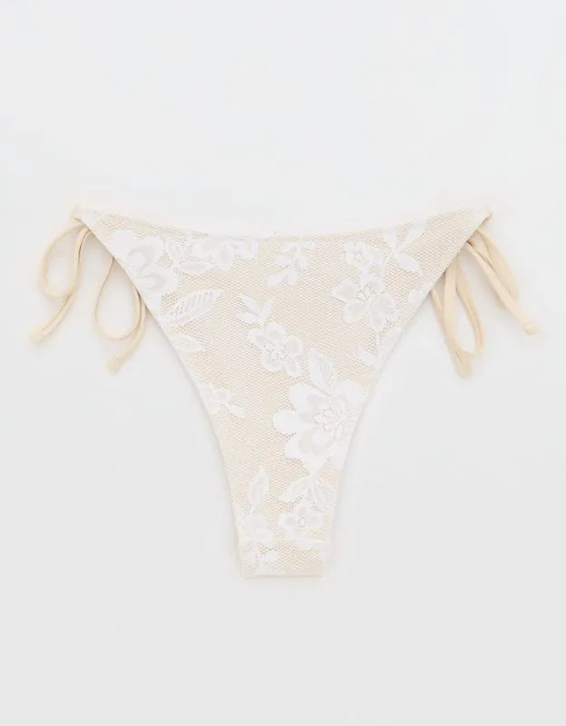 Aerie The Sunbun Lace Bikini Bottom