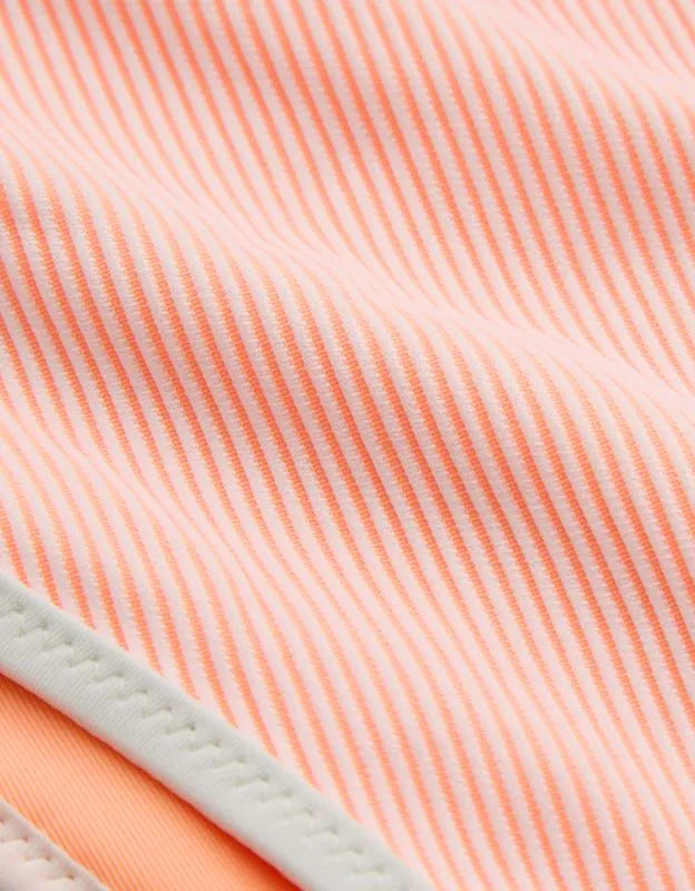 Aerie Ribbed High Cut Mid Rise Cheeky Bikini Bottom