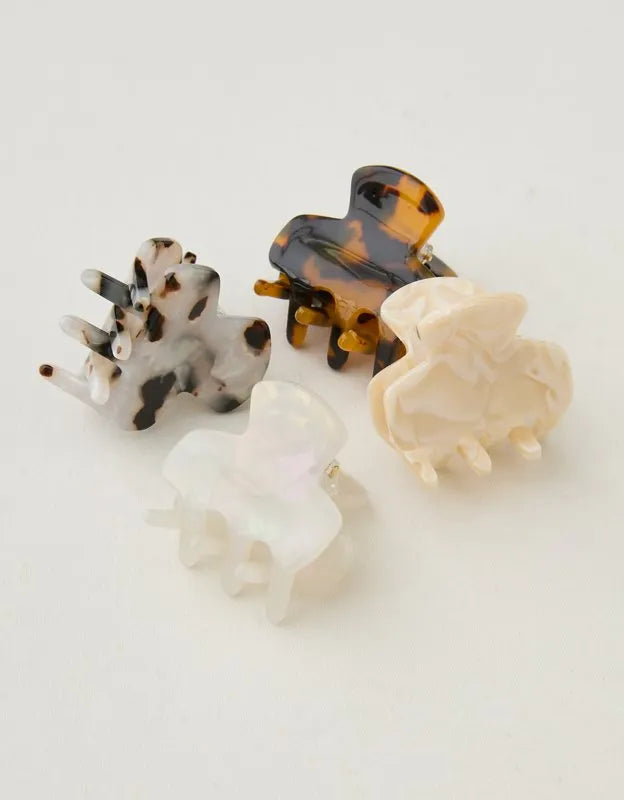 Aerie Torte Mini Hair Clip 4-Pack