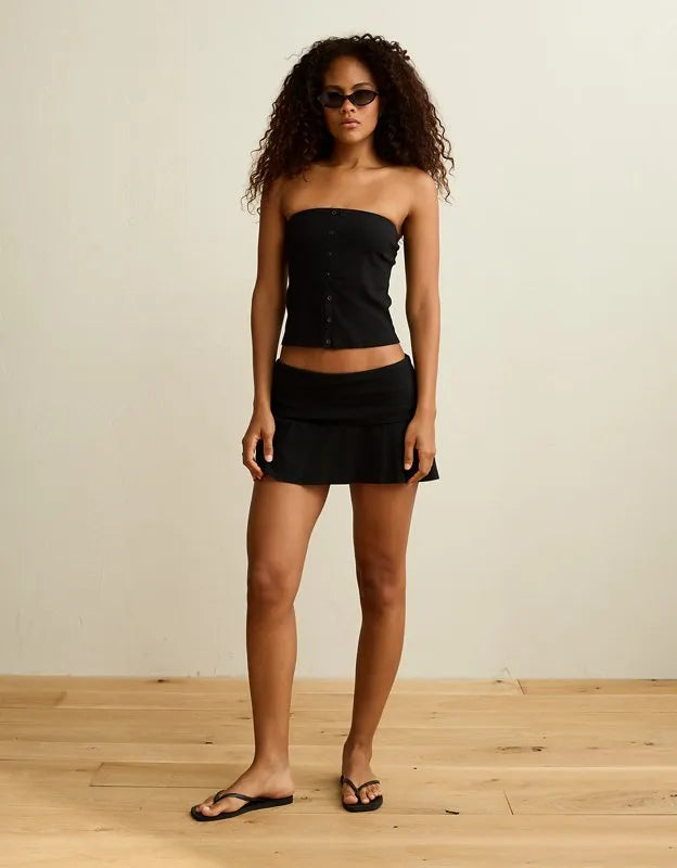 AE Button-Up Tube Top