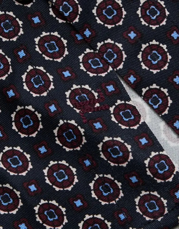 AE77 Relaxed Button-Up Printed Shirt