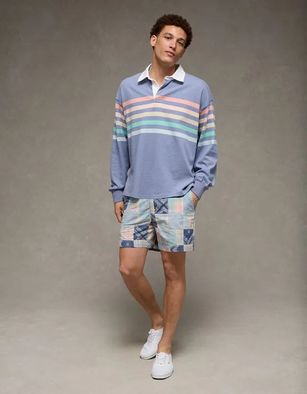 AE Pride 5" Flex Lived-In Khaki Short