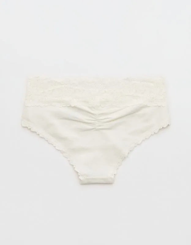 Superchill Cotton Rosey Lace Cheeky Underwear