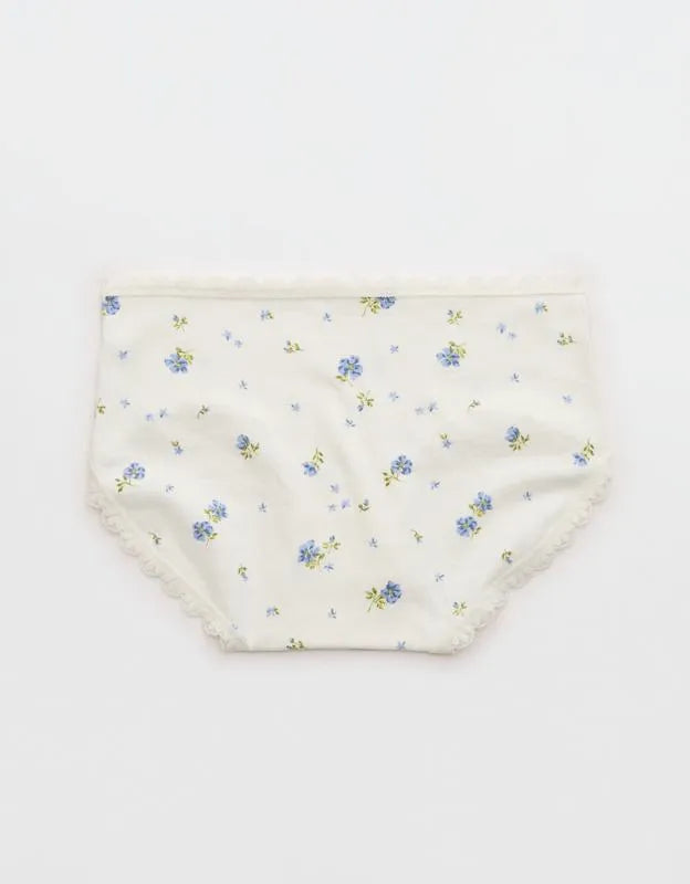 Superchill Cotton Pointelle Lace Boybrief Underwear