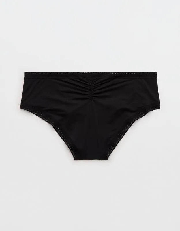 SMOOTHEZ Microfiber Lace Cheeky Underwear