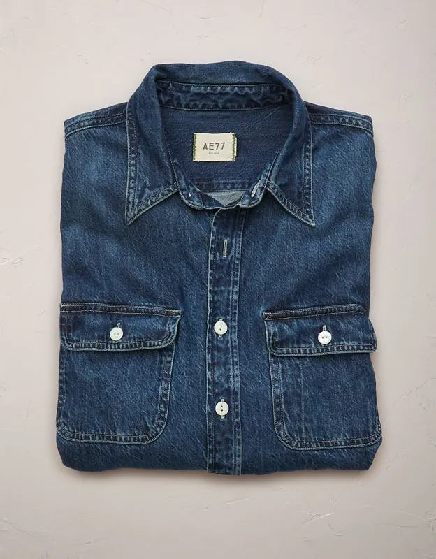 AE77 Premium Denim Workshirt