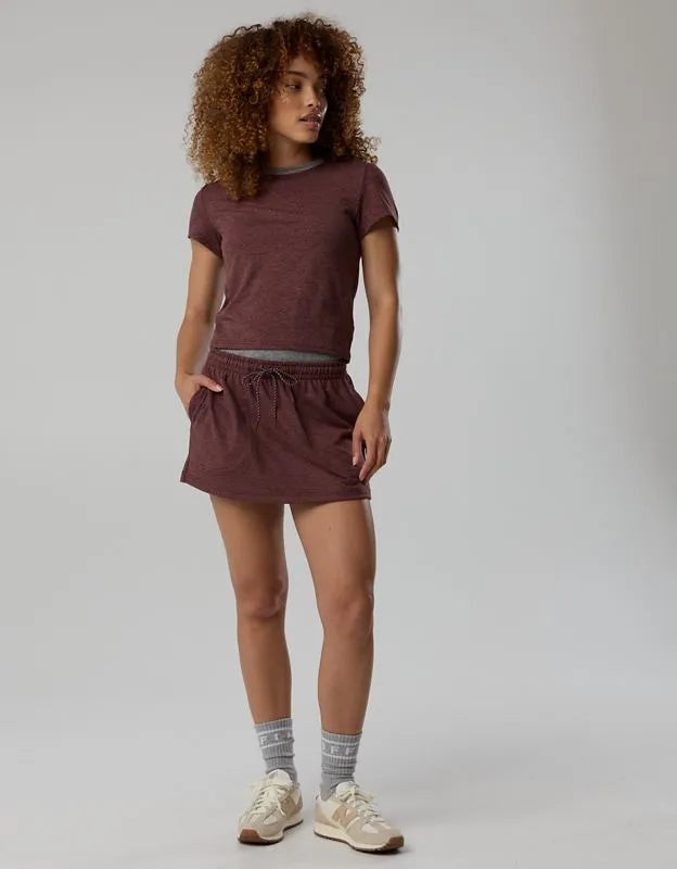 OFFLINE By Aerie Weekend Away Layered Waistband Skort