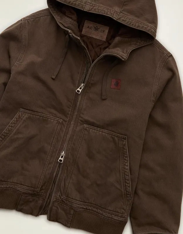 AE x Lamine Yamal Hooded Denim Jacket