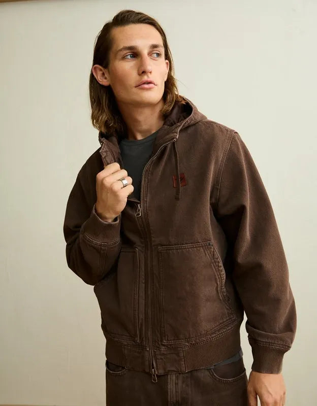 AE x Lamine Yamal Hooded Denim Jacket