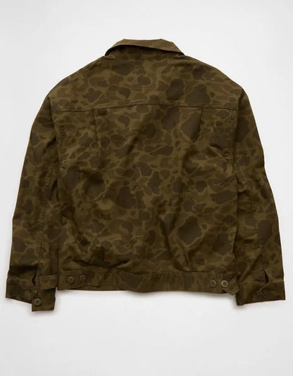 AE Camo Denim Trucker Jacket