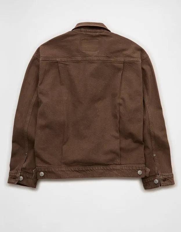AE Relaxed Fit Denim Trucker Jacket