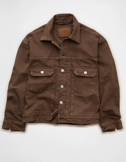 AE Relaxed Fit Denim Trucker Jacket