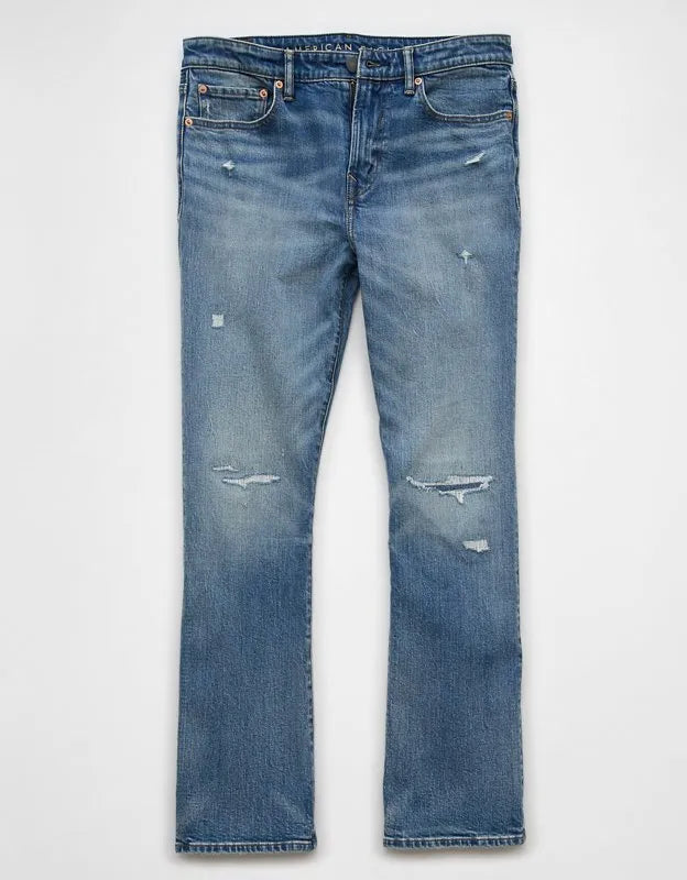AE EasyFlex Patched Slim Bootcut Jean