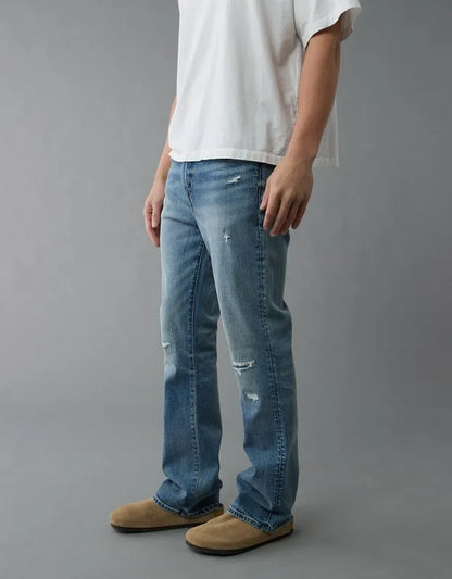 AE EasyFlex Patched Slim Bootcut Jean