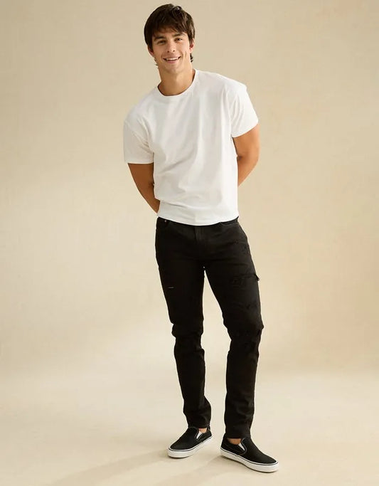 AE Athletic Skinny Patched Jean