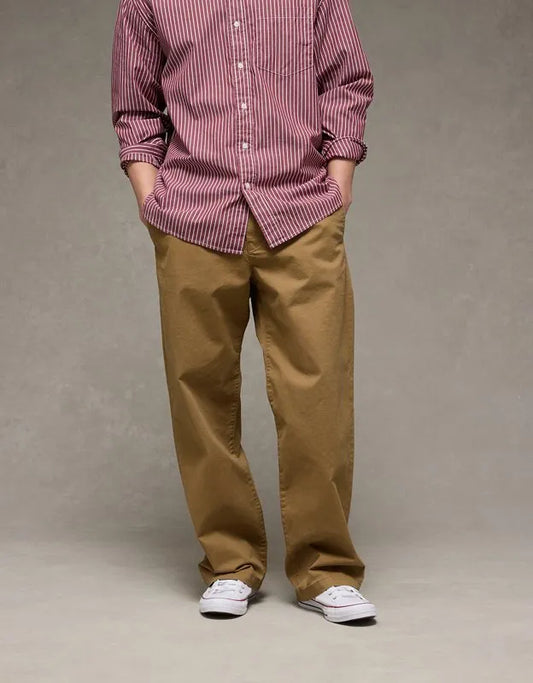 AE Flex Baggy Lived-In Khaki Pant