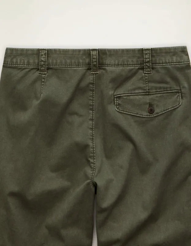 AE Loose Fit Lived-In Pleated Khaki Pant
