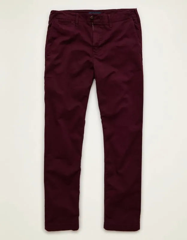 AE Flex Original Straight Lived-In Khaki Pant