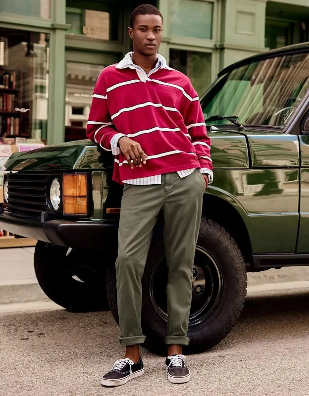 AE Flex Original Straight Lived-In Khaki Pant